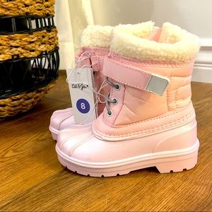 Girls Cat & Jack “Journey” pink snow boots